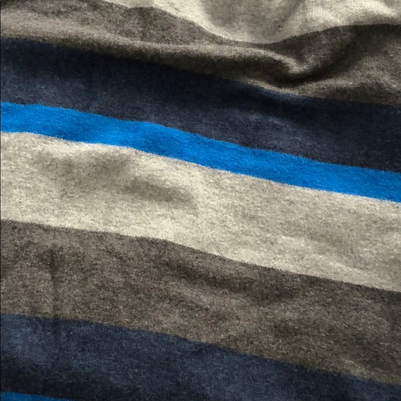 Eddie Bauer Blue/grey striped sweater - Picture 3 of 3